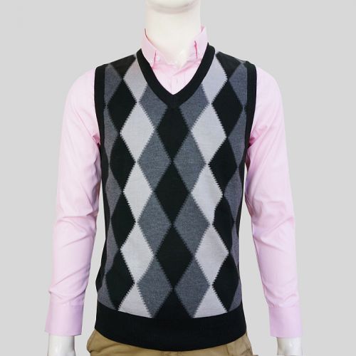 Débardeur homme Woolen gilet en cachemire pour hiver - Ref 1582036