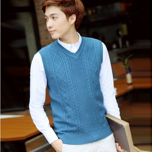 Débardeur homme Woolen gilet en lapin pour hiver - Ref 1582042