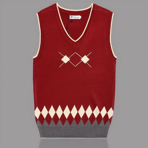 Débardeur homme Woolen gilet en coton pour hiver - Ref 1582051