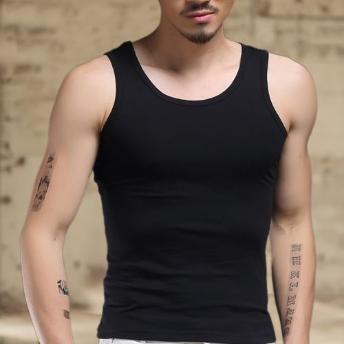 Débardeur homme maillot de corps en coton pour été - Ref 1582064