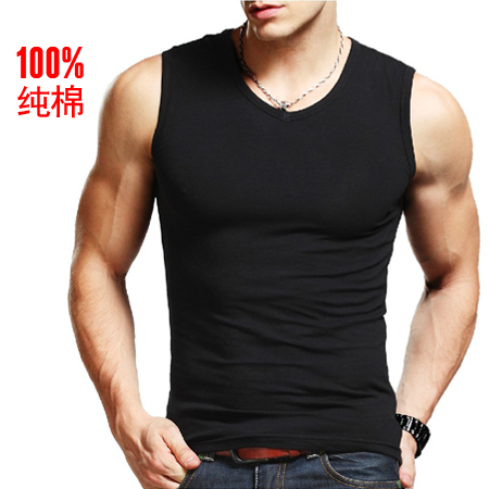Débardeur homme maillot de corps en coton pour été - Ref 1582088
