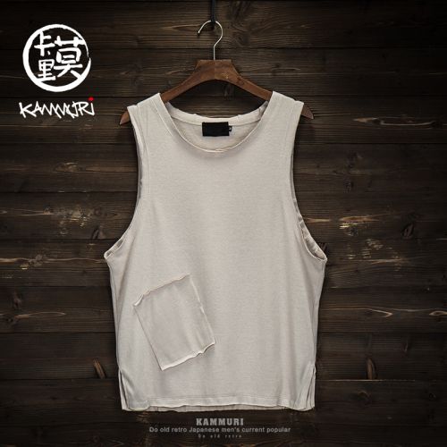 Débardeur homme maillot de corps KAMMURI en coton pour été - Ref 1582133