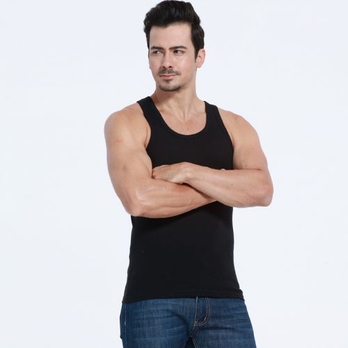 Débardeur homme maillot de corps en coton pour été - Ref 1582144