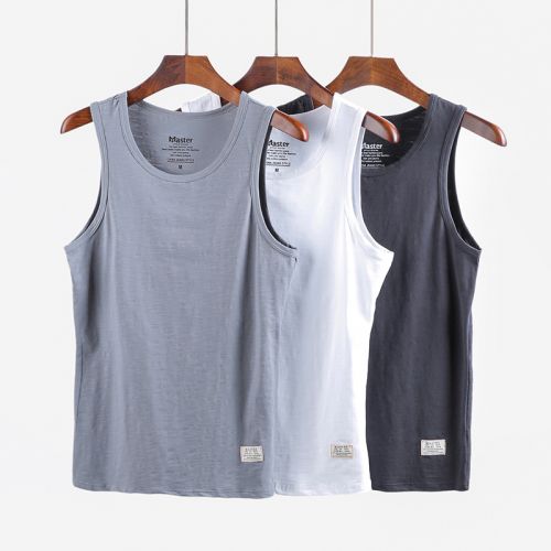 Débardeur homme maillot de corps en coton pour été - Ref 1582158