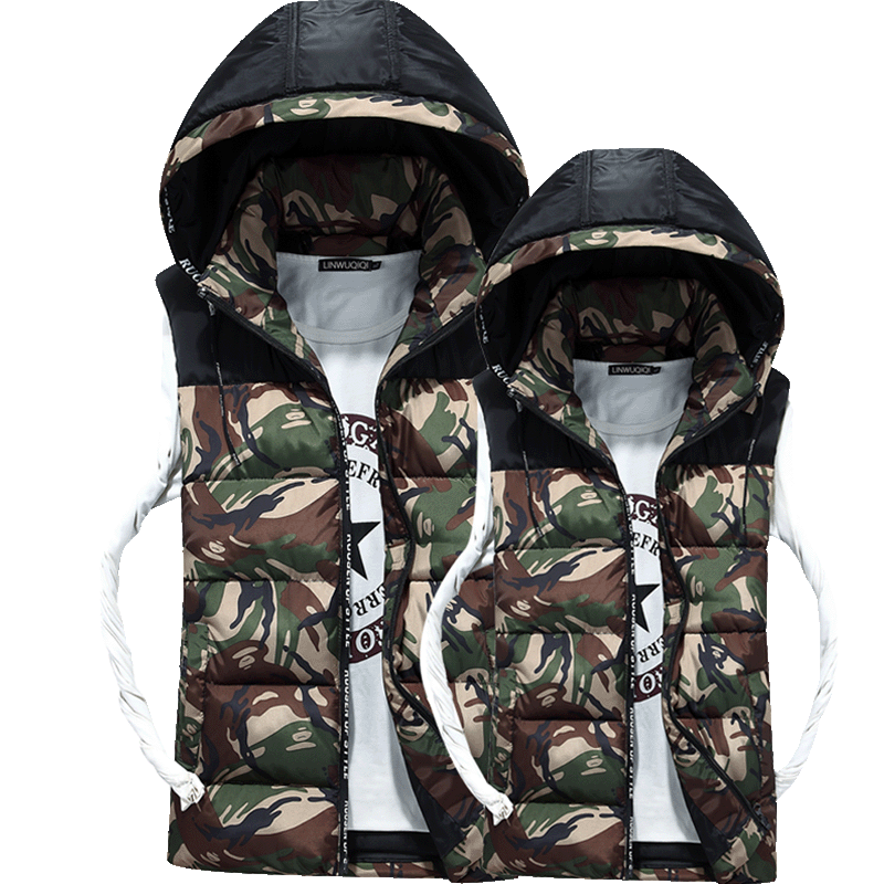 Débardeur homme Cotton vest en polyester pour hiver - Ref 1582171