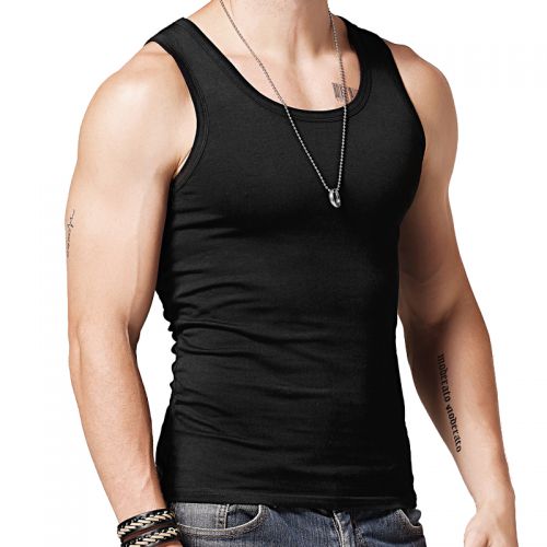Débardeur homme maillot de corps en coton pour été - Ref 1582207