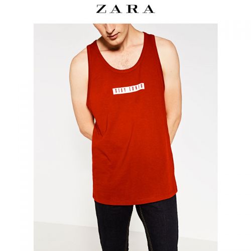 Débardeur homme maillot de corps ZARA coton pour automne - Ref 1582225