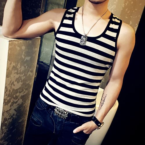 Débardeur homme maillot de corps en rayonne pour été - Ref 1582294