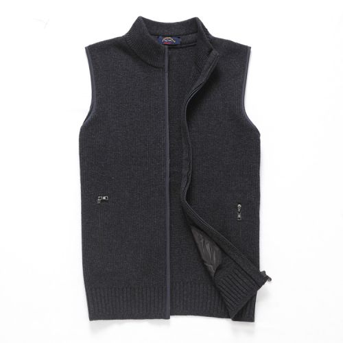 Débardeur homme Woolen gilet en polyester pour automne - Ref 1582310