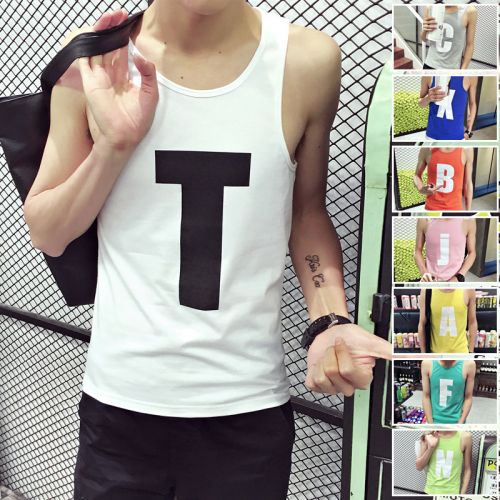 Débardeur homme maillot de corps Coton polyester polyuréthane élastique fibre spandex pour Quatre saisons - Ref 1582333