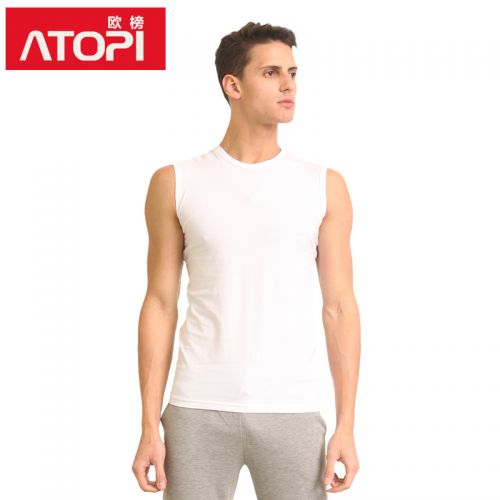 Débardeur homme maillot de corps ATOPI en coton pour printemps - Ref 1582389