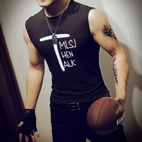 Débardeur homme maillot de corps en polyester pour été - Ref 1582407