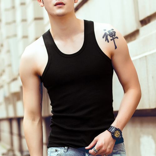 Débardeur homme maillot de corps NUO LUN DI ER en coton pour été - Ref 1582455