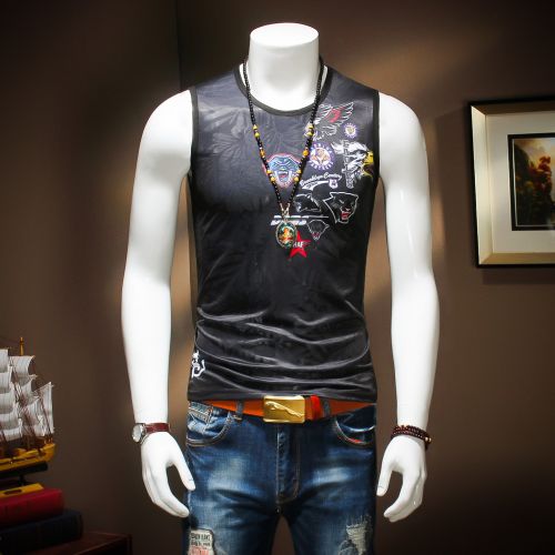 Débardeur homme maillot de corps en coton pour été - Ref 1582457