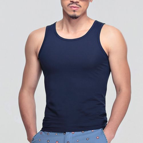 Débardeur homme maillot de corps en coton pour été - Ref 1582472