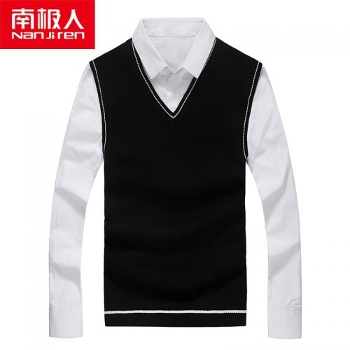 Débardeur homme Woolen gilet en coton - Ref 1582489