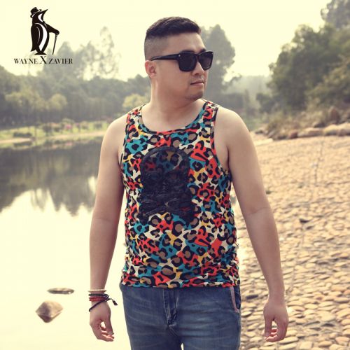 Débardeur homme maillot de corps WAYNEXZAVIER en polyester pour été - Ref 1582496