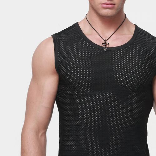 Débardeur homme maillot de corps en coton pour été - Ref 1582514
