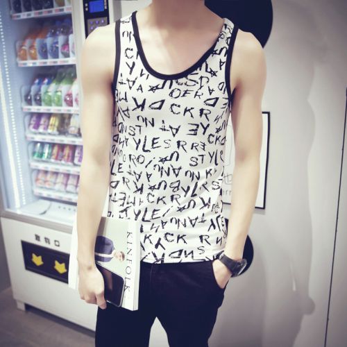 Débardeur homme maillot de corps ARBAOJI polyester fibre élastique polyuréthane spandex - Ref 1582589