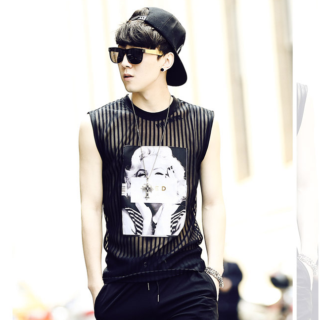 Débardeur homme maillot de corps en acrylique pour Quatre saisons - Ref 1582609