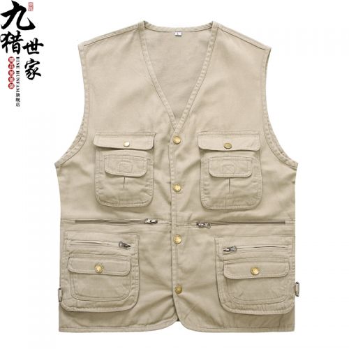 Débardeur homme Cotton vest NINE HUNFAM en coton pour printemps - Ref 1582651