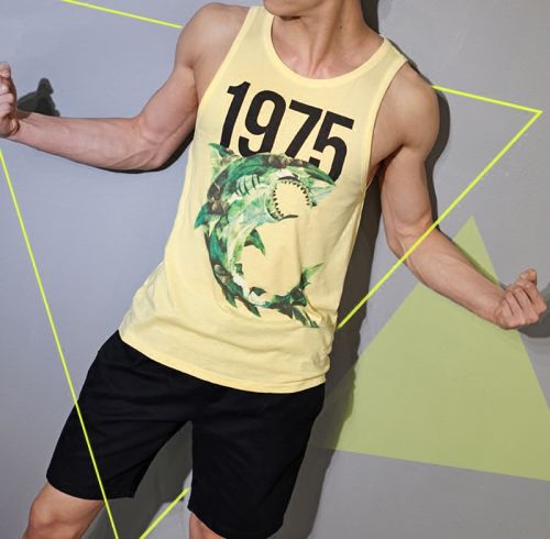 Débardeur homme maillot de corps TOMATOPAPA en coton pour été - Ref 1582655