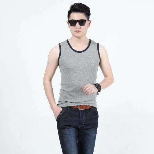 Débardeur homme maillot de corps NIANJEEP en coton pour été - Ref 1582678