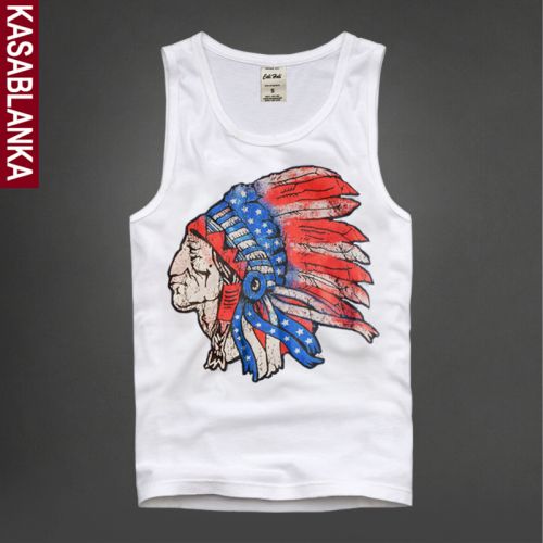 Débardeur homme maillot de corps KASABLANKA en coton pour été - Ref 1582698