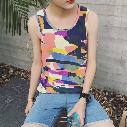 Débardeur homme maillot de corps CHEEPFEEK Coton fibre élastique polyuréthane spandex pour été - Ref 1582764