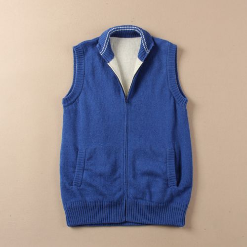 Débardeur homme Woolen gilet en laine pour automne - Ref 1582807