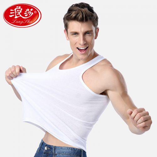Débardeur homme maillot de corps des fibres cellulose régénérées fibre élastique polyuréthane spandex - Ref 1582831