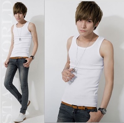 Débardeur homme maillot de corps en coton pour été - Ref 1582969