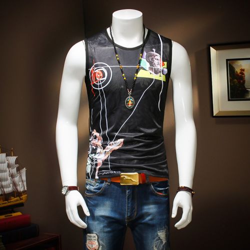 Débardeur homme maillot de corps en coton pour été - Ref 1582980