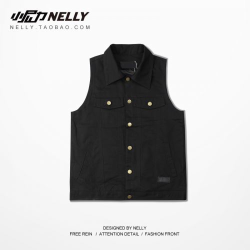 Débardeur homme Cotton vest HEYBIG en coton pour automne - Ref 1582998