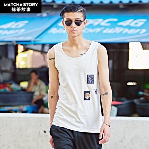 Débardeur homme maillot de corps en coton pour été - Ref 1583002