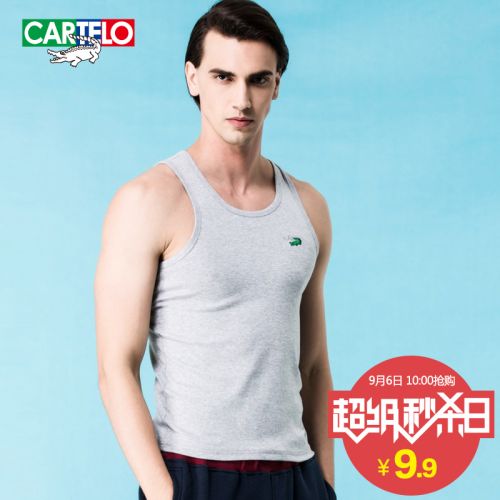 Débardeur homme maillot de corps CARTELO en coton pour été - Ref 1583055