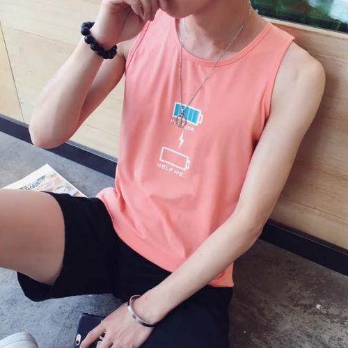 Débardeur homme maillot de corps en coton ammoniac pour été - Ref 1583069