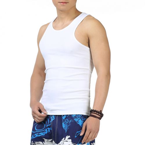 Débardeur homme maillot de corps en coton pour été - Ref 1583087