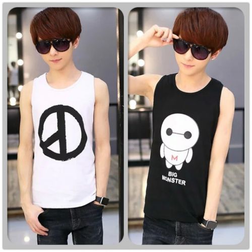 Débardeur homme maillot de corps en coton pour été - Ref 1583103