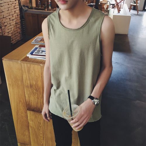 Débardeur homme maillot de corps Coton, fibres polyester pour été - Ref 1583169