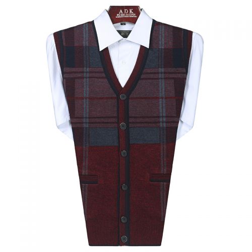 Débardeur homme Woolen gilet PAUL&AMPSHARK en laine pour automne - Ref 1583208