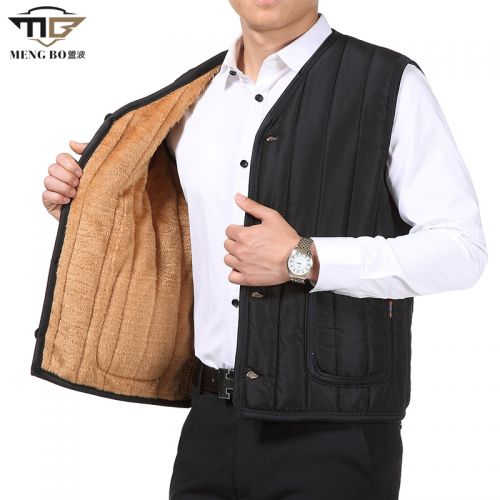 Débardeur homme Cotton vest en nylon pour hiver - Ref 1583361