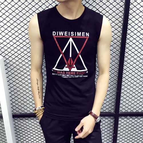 Débardeur homme maillot de corps Coton fibre élastique polyuréthane spandex pour été - Ref 1583389