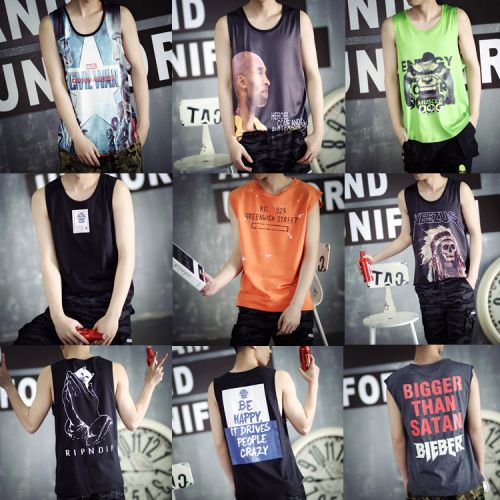 Débardeur homme maillot de corps en coton pour été - Ref 1583406