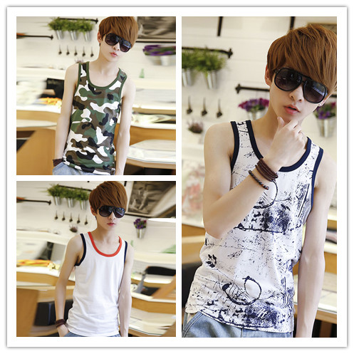 Débardeur homme maillot de corps en polyester pour été - Ref 1583416