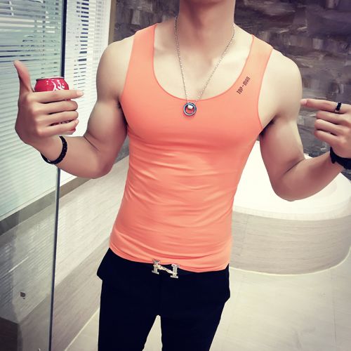 Débardeur homme maillot de corps en coton pour été - Ref 1583419