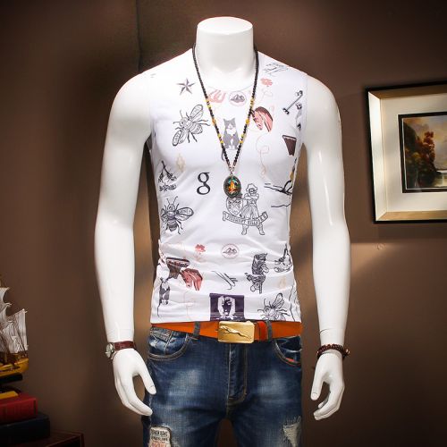 Débardeur homme maillot de corps en coton pour été - Ref 1583444