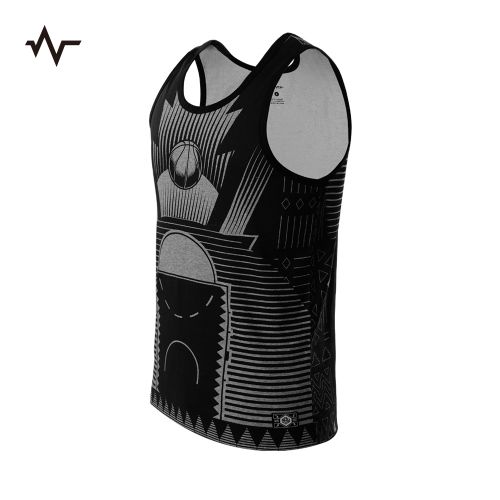 Débardeur homme maillot de corps BOUNCE Coton, fibres polyester pour été - Ref 1583470