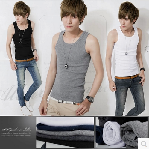 Débardeur homme maillot de corps en coton pour été - Ref 1583485