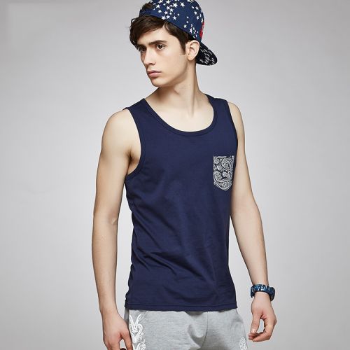 Débardeur homme maillot de corps GUUKA en coton pour été - Ref 1583507